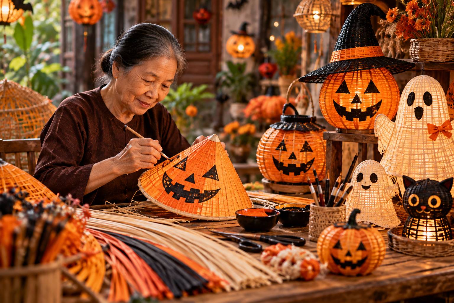 Khám Phá Nghề Thủ Công Truyền Thống Việt Nam Qua Những Món Đồ Trang Trí Halloween