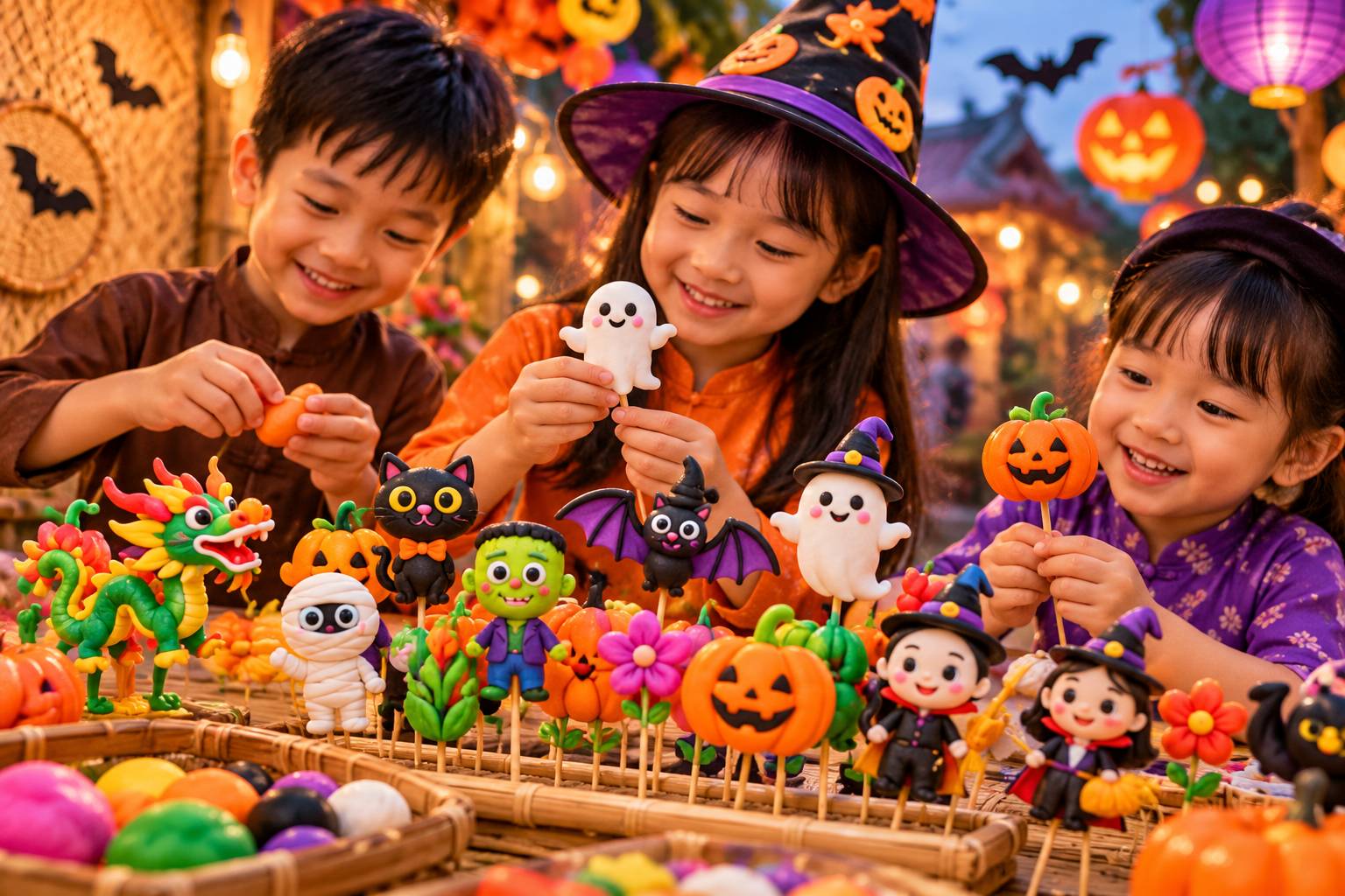 Tò He Việt Nam Dịp Halloween: Trải Nghiệm Thủ Công Cho Trẻ