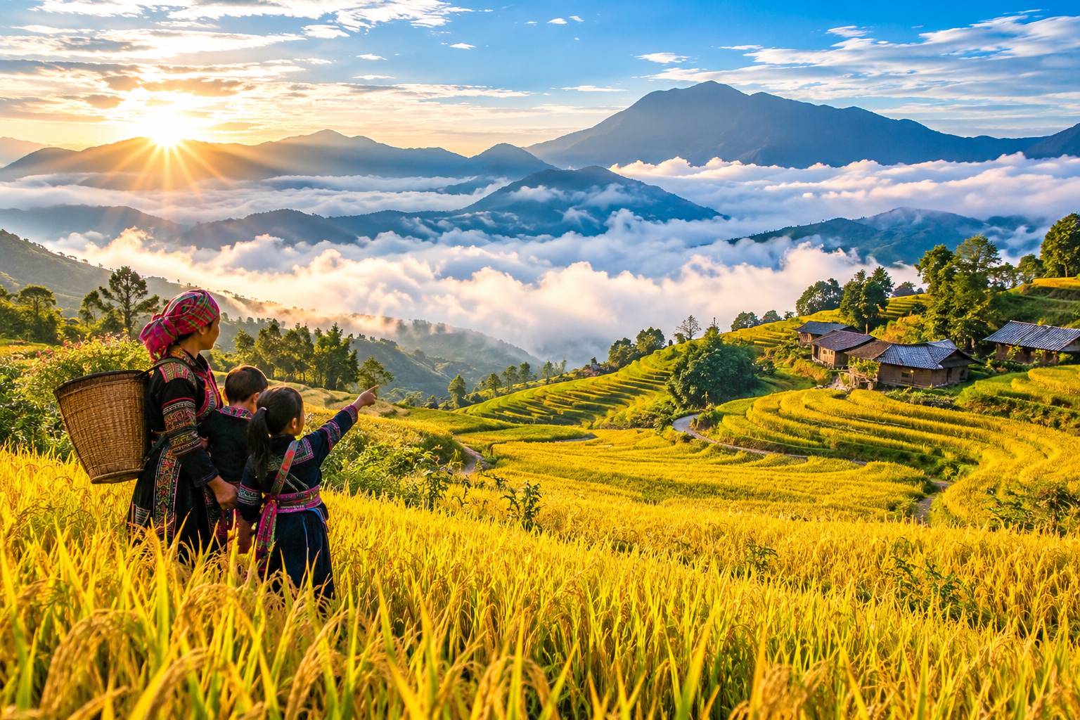 Hành trình săn mùa vàng và mây tại Y Tý vào mùa thu 2026 hứa hẹn sẽ mang lại cho du khách những trải nghiệm thiên nhiên vô cùng tuyệt diệu