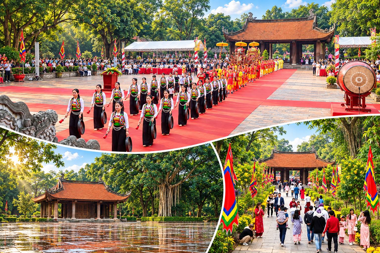 Lễ Hội Lam Kinh là ngày hội truyền thống vô cùng trang nghiêm được tổ chức hằng năm tại Khu di tích lịch sử Lam Kinh, tỉnh Thanh Hóa