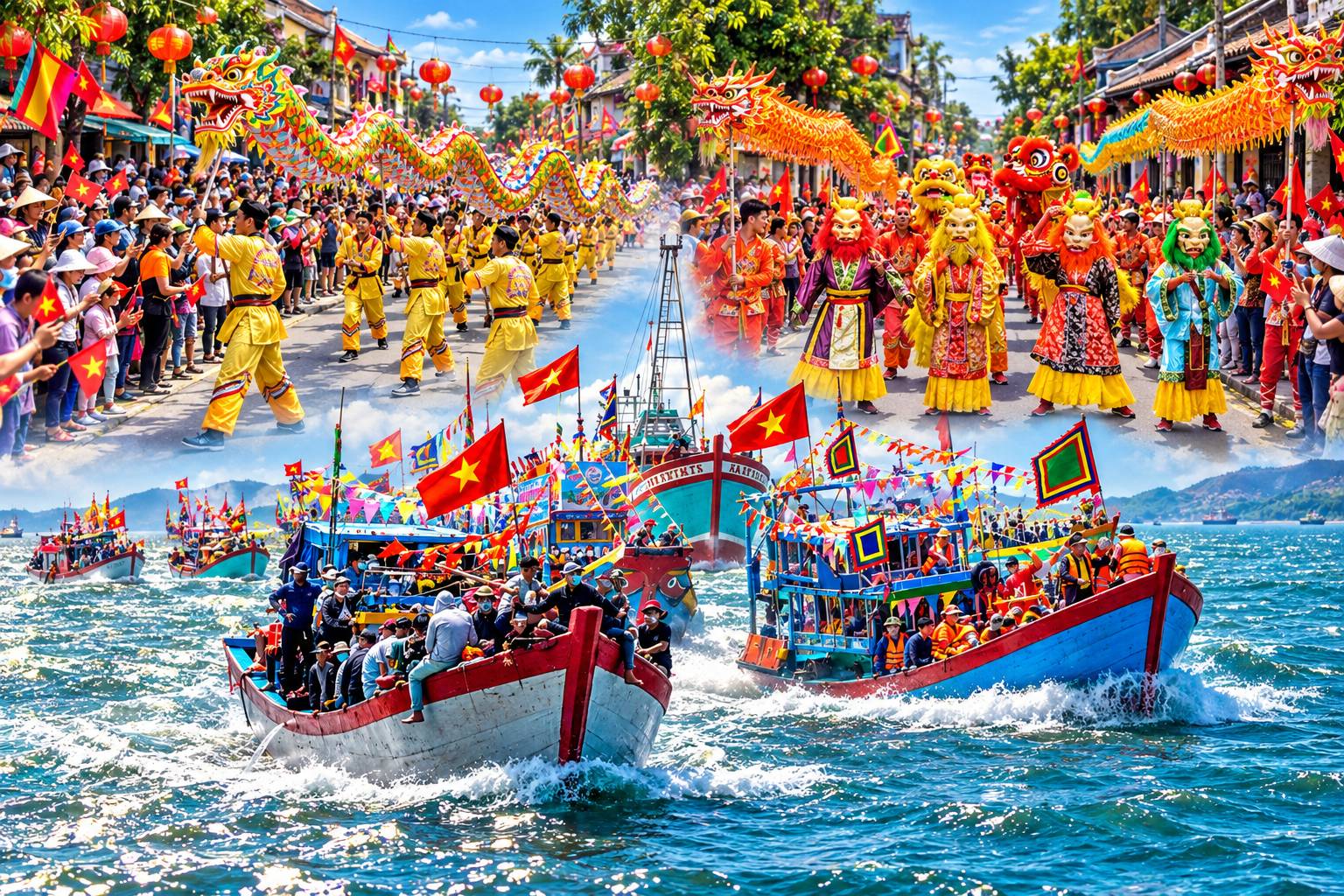 Lễ hội Nghinh Ông Cần Giờ là lễ hội truyền thống vô cùng độc đáo tái hiện sâu sắc đời sống tâm linh của ngư dân vùng biển TP.HCM