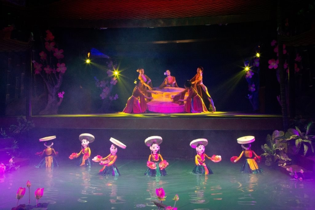 Âm nhạc đóng vai trò vô cùng quan trọng trong nghệ thuật múa rối nước 