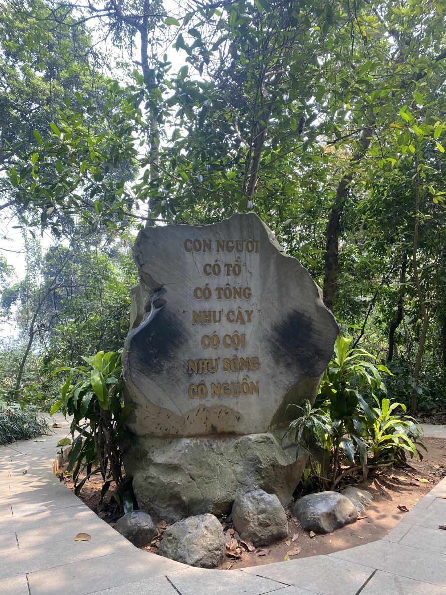Con người có tổ có tông. Như cây có cội, như sông có nguồn