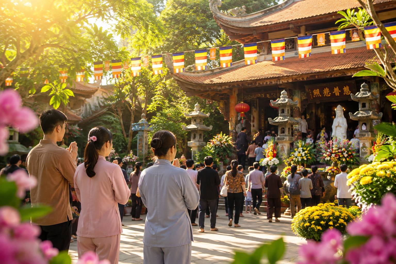 Đại lễ Vu Lan báo hiếu và kinh nghiệm đi chùa 