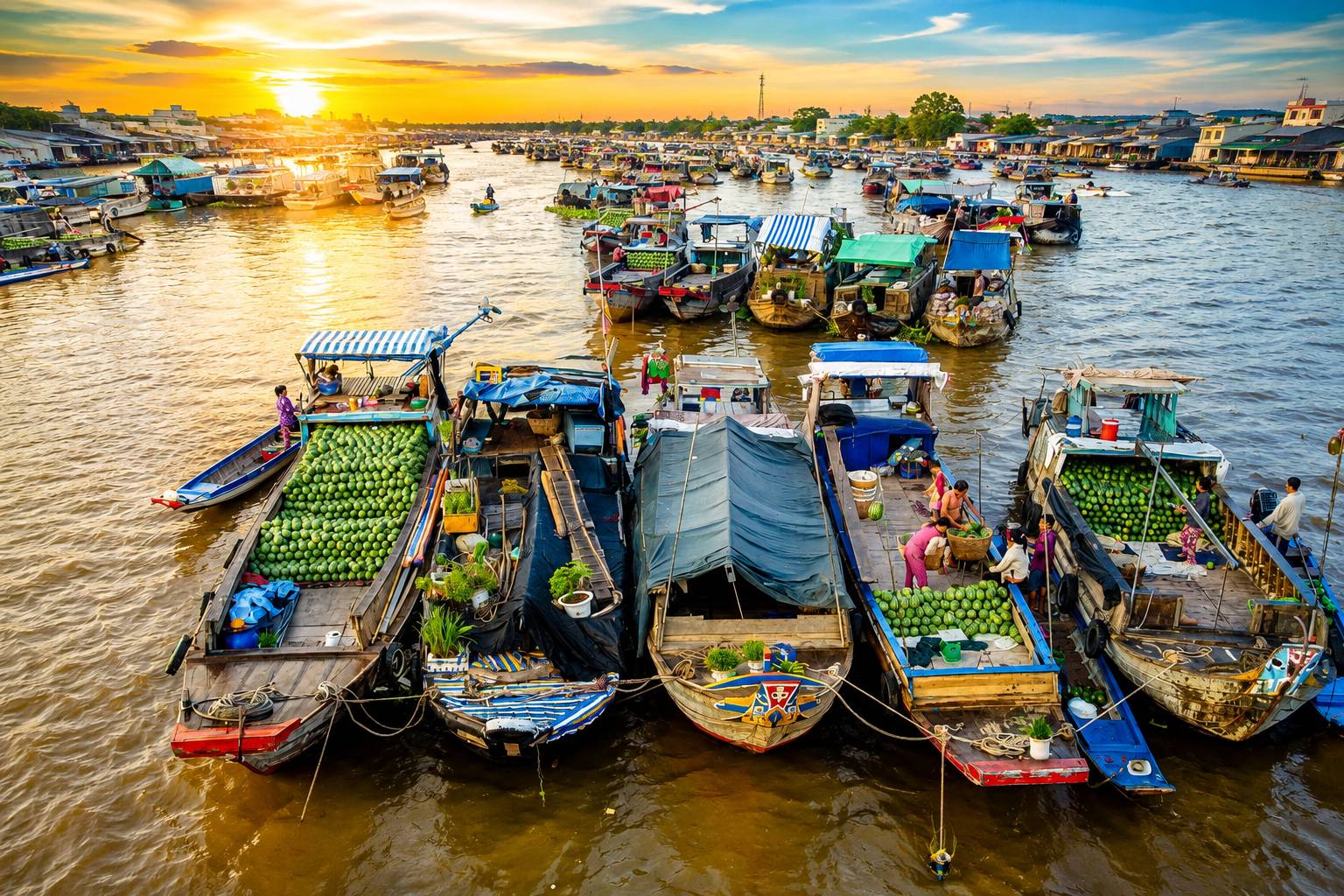 Du lịch Cần Thơ vào tháng 8 tận hưởng mùa trái cây chín rộ và mùa nước nổi chớm về