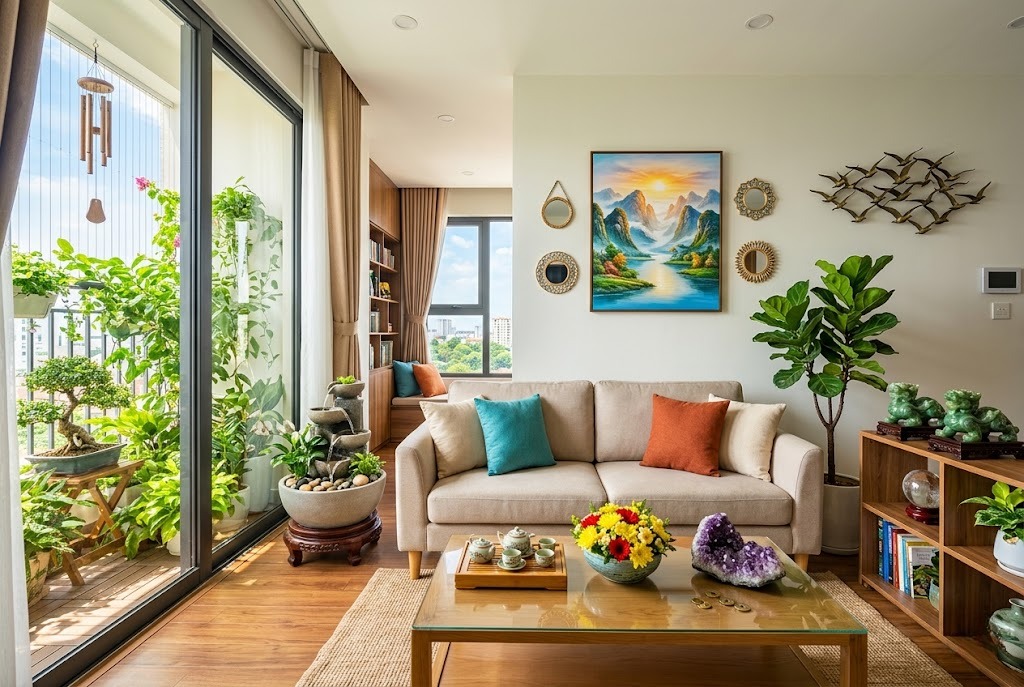 Cần cập nhật các xu hướng thiết kế nội thất kết hợp các nguyên tắc phong thủy hiện đại để mang lại may mắn tài lộc cho gia chủ 